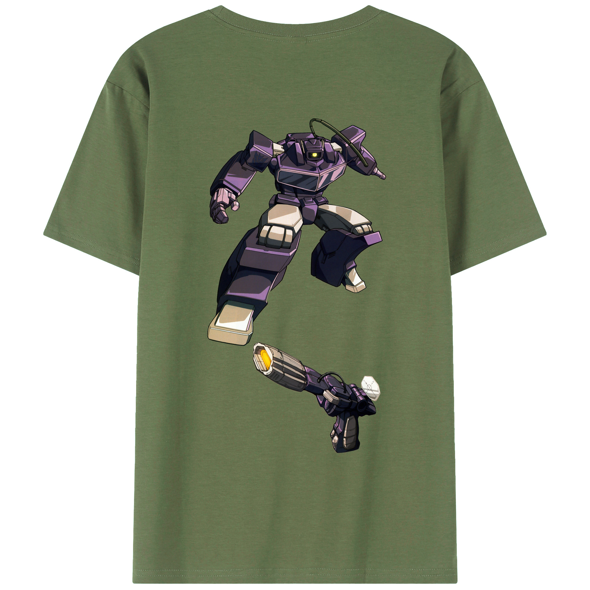 （画像用）  綿100％ メンズ半袖Tシャツ（バックプリント） 通気性